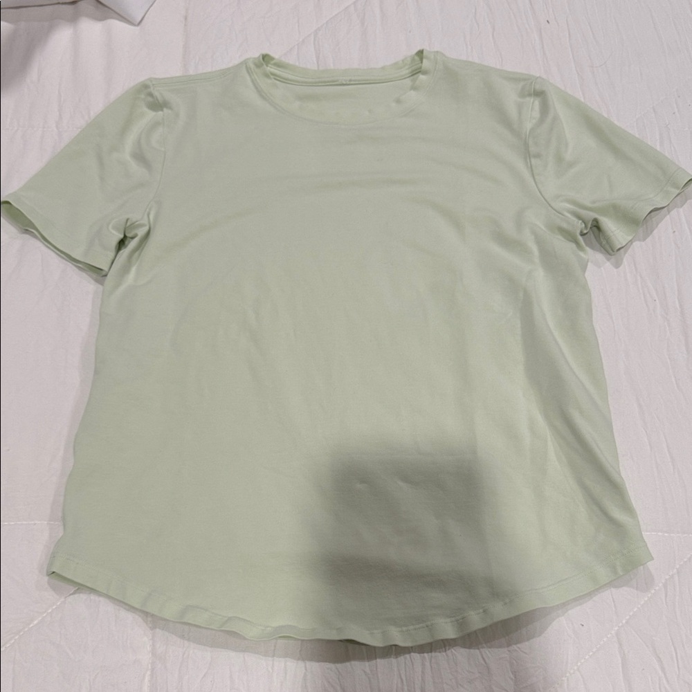 Pre-loved _Lululemon_Women’s Light Green T-Shirt